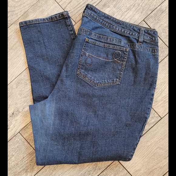 Loop 18 Skinny Denim Blue Jeans Size 23 - Picture 2 of 8